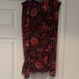 LOFT Multicolor Floral Dress